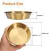 Unique Bargains Stainless Steel Seasoning Condiment Appetizer Sauce Dishes 4" 12 Pcs - 2 of 4