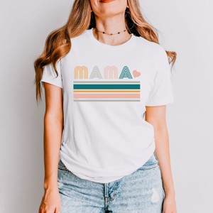 Simply Sage Market Retro Mama Stripes Short Sleeve Tee - 1 of 4