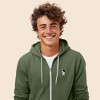 Dalix Astronaut Embroidered Hoodie Fleece Sweatshirt Zip Front Mens - 4 of 4