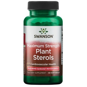 Swanson Maximum Strength Plant Sterols - Featuring Cardioaid Phytosterols, 60 Softgels. - 1 of 2