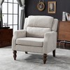 YOUNIKE 30.31” W Oversized Accent Chair Velvet Upholstered Armchair Single Office Chair With Solid Wood Legs for Living Room/Bedroom - 2 of 4