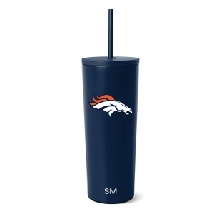 NFL Denver Broncos Simple Modern Stainless Steel Classic Tumbler - 24oz - 1 of 3