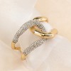 SOHI Women's California Gold The Opposta Cuff Bracelet - 2 of 4