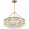 Crystorama Lighting Calypso 6 - Light Chandelier in  Vibrant Gold - 3 of 4