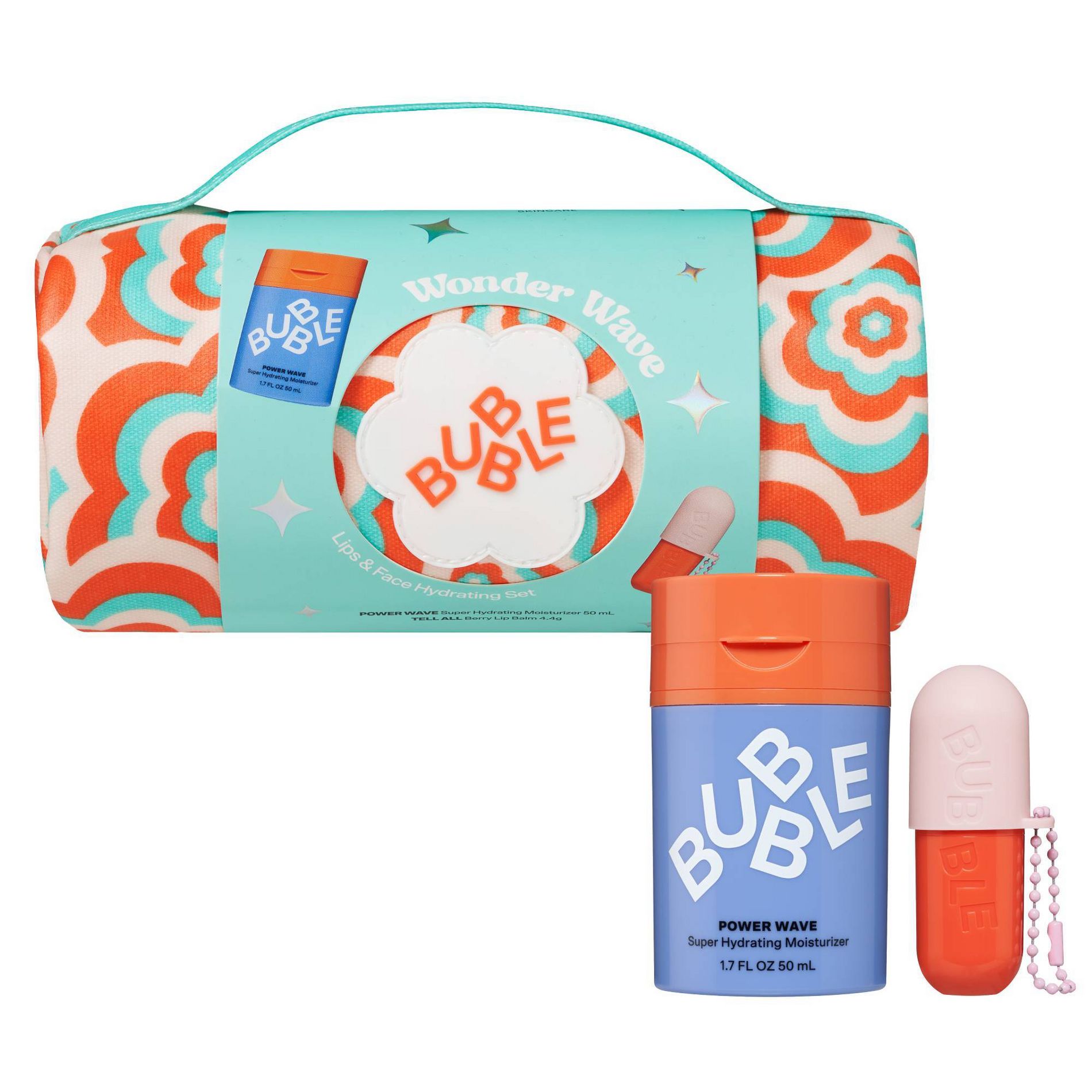 Bubble Skincare Wonder Wave Lips & Face Hydrating Gift Set - 2pc