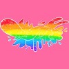 Adult Design By Humans Pride Rainbow Doodle By Maricalvente Racerback Tank Top - 2 of 2