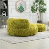 NicBex Bean Bag Chair for Adults Sofa Chair with Ottoman Floor Sofa with Handle for Reading Room, Living Room, Olive - 4 of 4