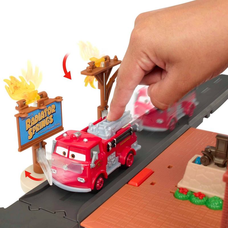 Disney Cars  Red Fire Station Playset, 3 of 8