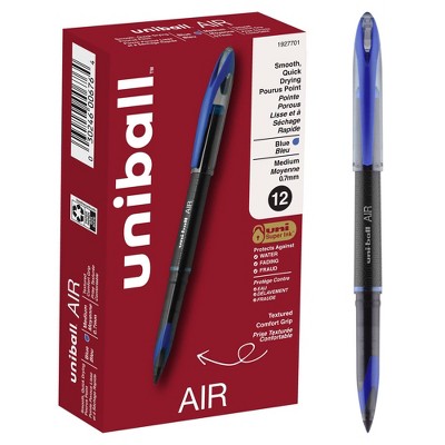 Uni-ball Air Rollerball Pen .7mm Blue Ink Dozen 1927701