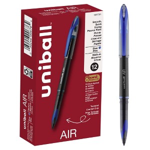 Uni-ball Air Rollerball Pen .7mm Blue Ink Dozen 1927701 - 1 of 4