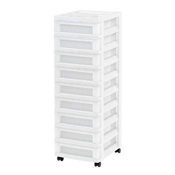 Iris Usa 16 Drawer Stackable Storage Cabinet For Hardware Crafts, White -  Small Organizer Utility Chest, Scrapbook Art Hobby Multiple Compartment :  Target