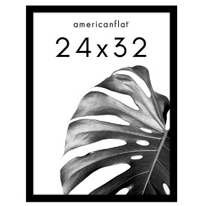 Americanflat Poster Frame - Wooden Picture Frame with Plexiglass Cover - 1 of 4