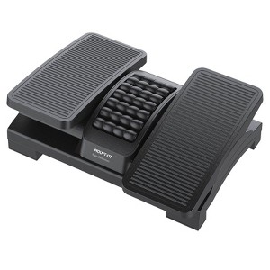 Mount-It! Ergonomic Footrest, Tilt Adjustable Individual Platforms, Height Adjustable Foot Rest with Massage Surface, Under Desk Foot Stool for Office - 1 of 4