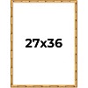 PosterPalooza | 27x36 Bamboo Picture Frame, UV Acrylic, 4 Finishes - Brown, Black, Gold, and Natural - 2 of 4