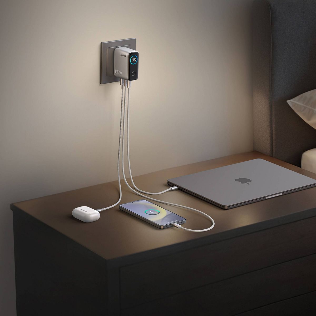 Anker Charger 100W 2C1A with C to C cable - thumbnail 4