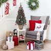 3FT Pre-Lit Christmas Tree, Artificial Mini Christmas Tree with 78 Led Lights, Xmas Decorations for Fireplace, Office, Tabletop, Home Decor Indoor - 4 of 4
