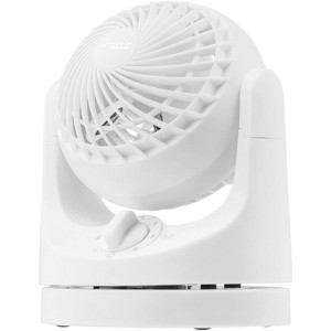 IRIS USA WOOZOO Fan, Small Oscillating Desk Fan, Table Air Circulator, 3 Speeds, 32ft Max Air Distance, Mini Fan 8 Inches, White - 1 of 4