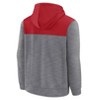 NHL Detroit Red Wings Men's Gray Poly Hooded Sweatshirt - image 3 of 3