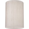 Springcrest Set of 2 Cylinder Lamp Shades Ivory White Small 8" Top x 8" Bottom x 11" High Spider Replacement Harp and Finial Fitting - 3 of 4