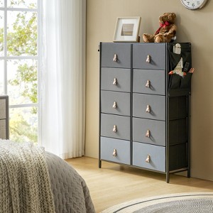 Amelia 10 Drawer Storage Dresser Wide | ARTFUL LIVING DESIGN - 1 of 4