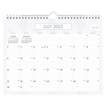 Blue Sky 2023-24 Academic Wall Calendar 11"x8.75" Monthly Wirebound Filigree Warner