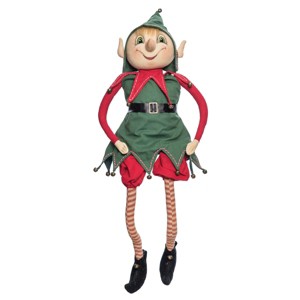 Gallerie II Rocket Christmas Elf Joe Spencer Gathered Traditions Soft Figure Figurine - 1 of 2