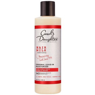 Carol's Daughter Hair Milk Conditioning Original Leave In Moisturizer with Shea Butter for Curly Hair - 8 fl oz