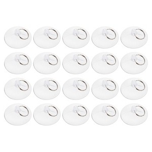 Unique Bargains Mini Strong Suction Cup with Rings Hooks and Hangers 50 Pcs - 1 of 3