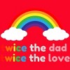 Adult Design By Humans Rainbow Twice The Dad & Love By Racerback Tank Top - 2 of 2