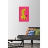 Trends International Reinders: Animals - Yellow Cat (Cheetah) Unframed Wall Poster Print Clear Push Pins Bundle 14.725" x 22.375" - 2 of 4