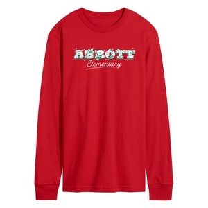 Men's - Abbott Elementary - Logo Long Sleeve Graphic T-Shirt - 1 of 2