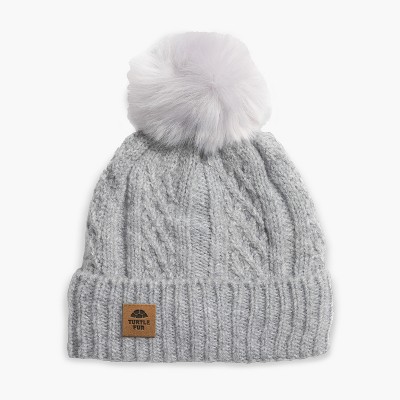 Turtle Fur Lindsey Beanie - Adult Recycled Cuffed Pom Winter Hat