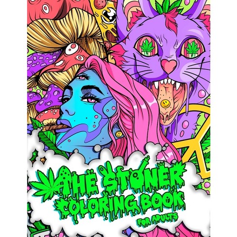 Horror 90s Cartoon Stoner Coloring Book For Adults: Creepy Weed Coloring  Book, Horror Spooky Cartoon Trippy Coloring Book For Adults, Stoner cartoon   book, Perfect Stoner Gift for Men and Women by