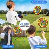 VATOS 2 Pack Bow and Arrow Toy, Light Up Archery Toy with Cup Suction Standing Target & 29 in Dart Board Toys for Kids 5-12 Year - 3 of 4