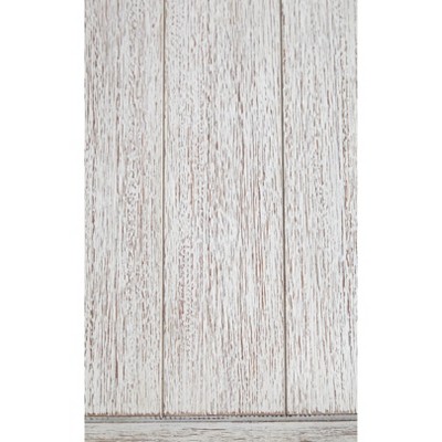 Transitional Brashland 3-Drawer Nightstand in Textured White