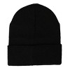 Kuromi Purple Circle Black Cuffed Embroidered Logo knitted Beanie - 3 of 3