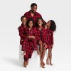 Women's Holiday Buffalo Check Plaid Flannel Matching Family Pajama Set - Wondershop™ - image 3 of 3