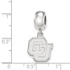 Black Bow Jewelry Sterling Silver Colorado Buffalos NCAA Bead Charm - 3 of 4