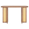 CAVINAS Farmhouse Console Table with Storage,Narrow Entryway Table with Rattan Elements,Console Table for Living Room - 3 of 4