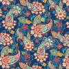16.5" 2pk Paisley Party Throw Pillows Blue - Pillow Perfect: Weather-Resistant, Indoor & Nautical Decor - 3 of 3