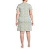 Lands' End Women's Cotton Short Sleeve Knee Length Nightgown - 2 of 3