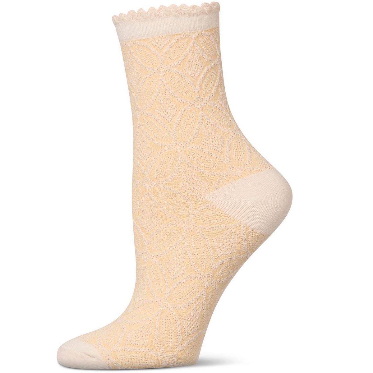 Memoi Women's Dimensional Burst Anklet Socks