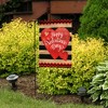 Briarwood Lane Striped Valenetine's Day Burlap Garden Flag 18" x 12.5" - 4 of 4