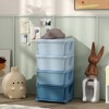Whisen 3 Tier Kids Storage Unit, 9 Drawer Chest Toy Organizer Plastic Bins, Perfect Gift for Boys Girls Toddlers - 2 of 4