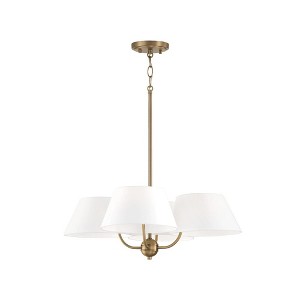 Capital Lighting Welsley 4 - Light Chandelier in  Aged Brass - 1 of 4