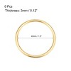 Unique Bargains Zinc Alloy Craft DIY Hardware Bag Accessories O-Ring Buckles 6 Pcs - 2 of 3