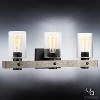 Urban Ambiance Luxury Modern Farmhouse Bath Fixture,  8-1/2"H x 24"W,  Charcoal Finish, UHP2484 - 3 of 4
