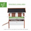 Skyzone Fir Wood Chicken Coop with Nesting Box, 2 Perches & Side Ramp, Raised Legs, Sliding Cleaning - 4 of 4