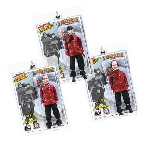 The Three Stooges 8 Inch Action Figures Series: Idle Roomers [Bellhop Edition] Set of All 3 - 1 of 4