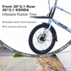 Aukfa 26 Inch Bike with Cargo Aluminum Frame Big Rear Wheel and Small Front Wheel 7 Speed Hybrid Comfort Bike - 3 of 4